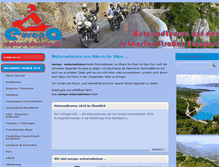 Tablet Screenshot of europa-motorradreisen.de